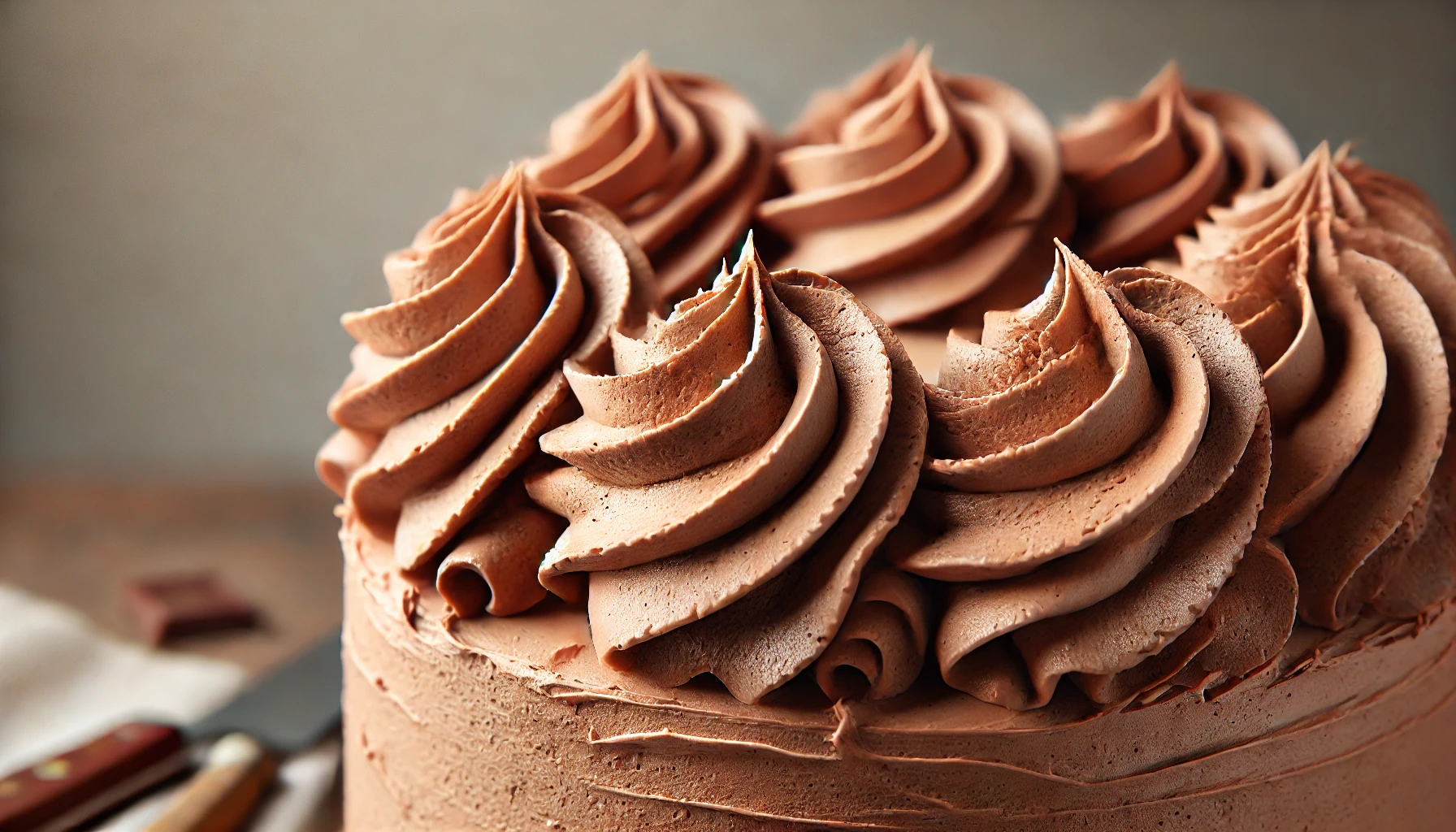 Chocolate Whipped Cream Frosting