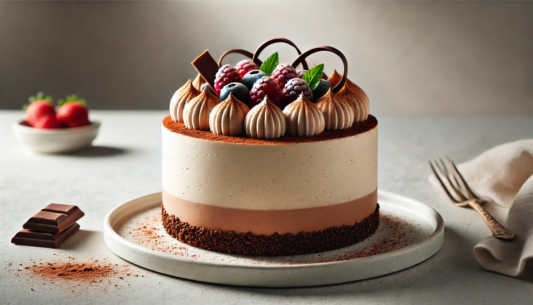 What is a mousse cake?