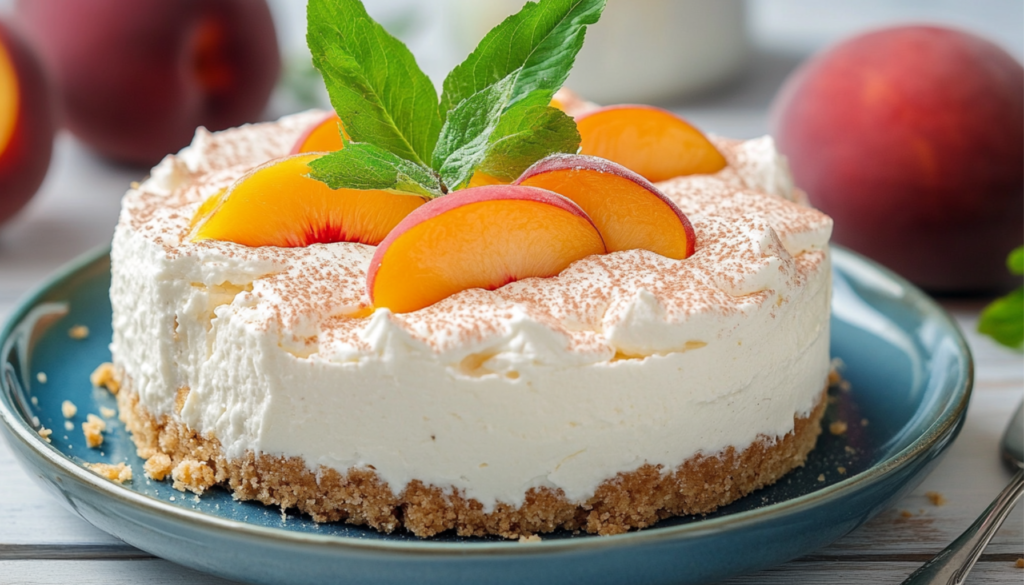 Peach Cheesecake