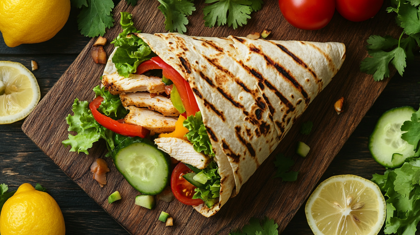 Grilled Chicken Wrap Recipe