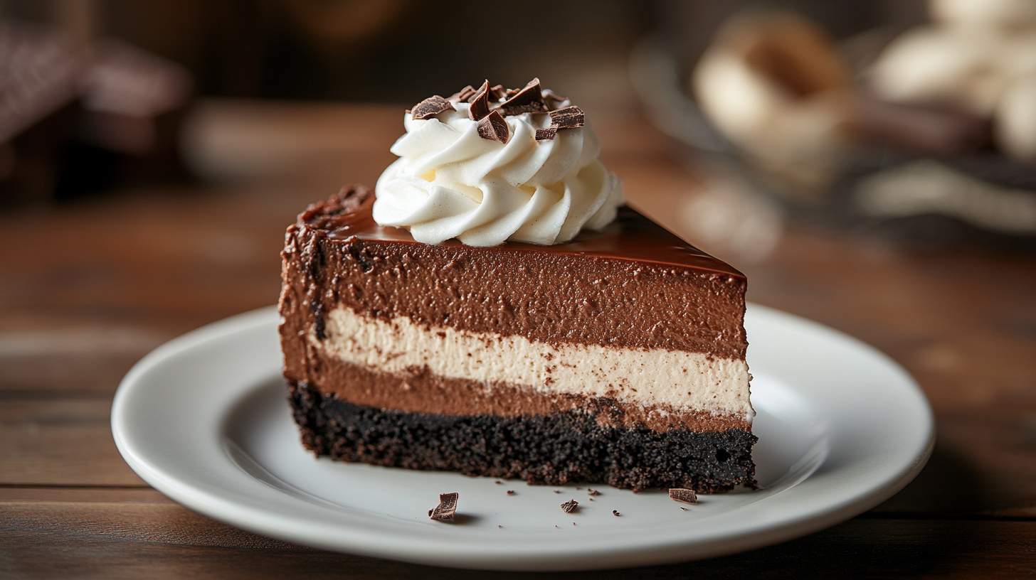 chocolate mousse cheesecake
