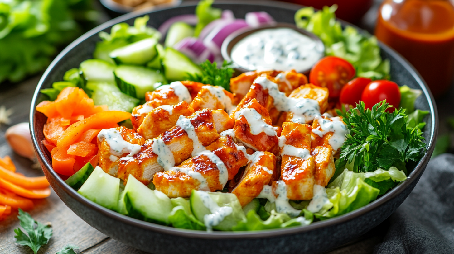 Buffalo Chicken Salad: A Spicy and Satisfying Salad Recipe
