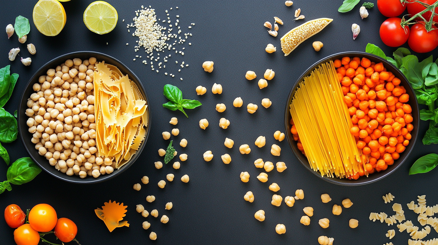 Chickpea Pasta vs Chickpeas: Are They the Same in Taste & Nutrition?