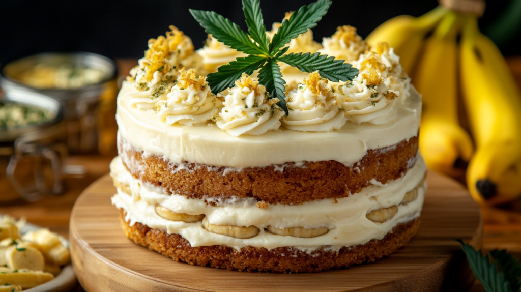 Banana Cream Cake cannabis strain.