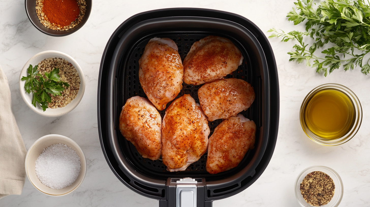 Can I put raw chicken in the air fryer?