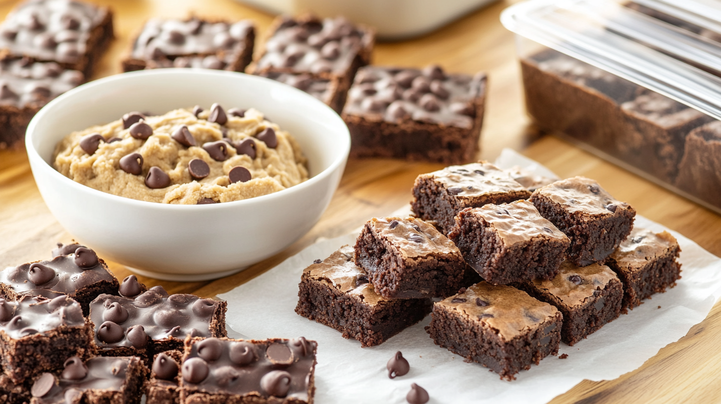 Can you freeze cookie dough brownies