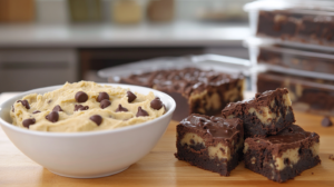 Can you freeze cookie dough brownies 