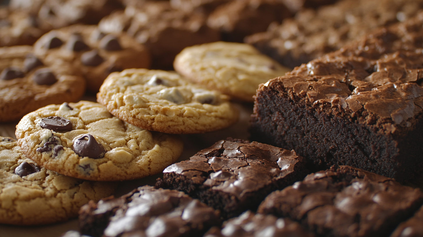 8K UHD Cookies and Brownies: Capture Perfect Dessert Shots in Ultra-High Definition