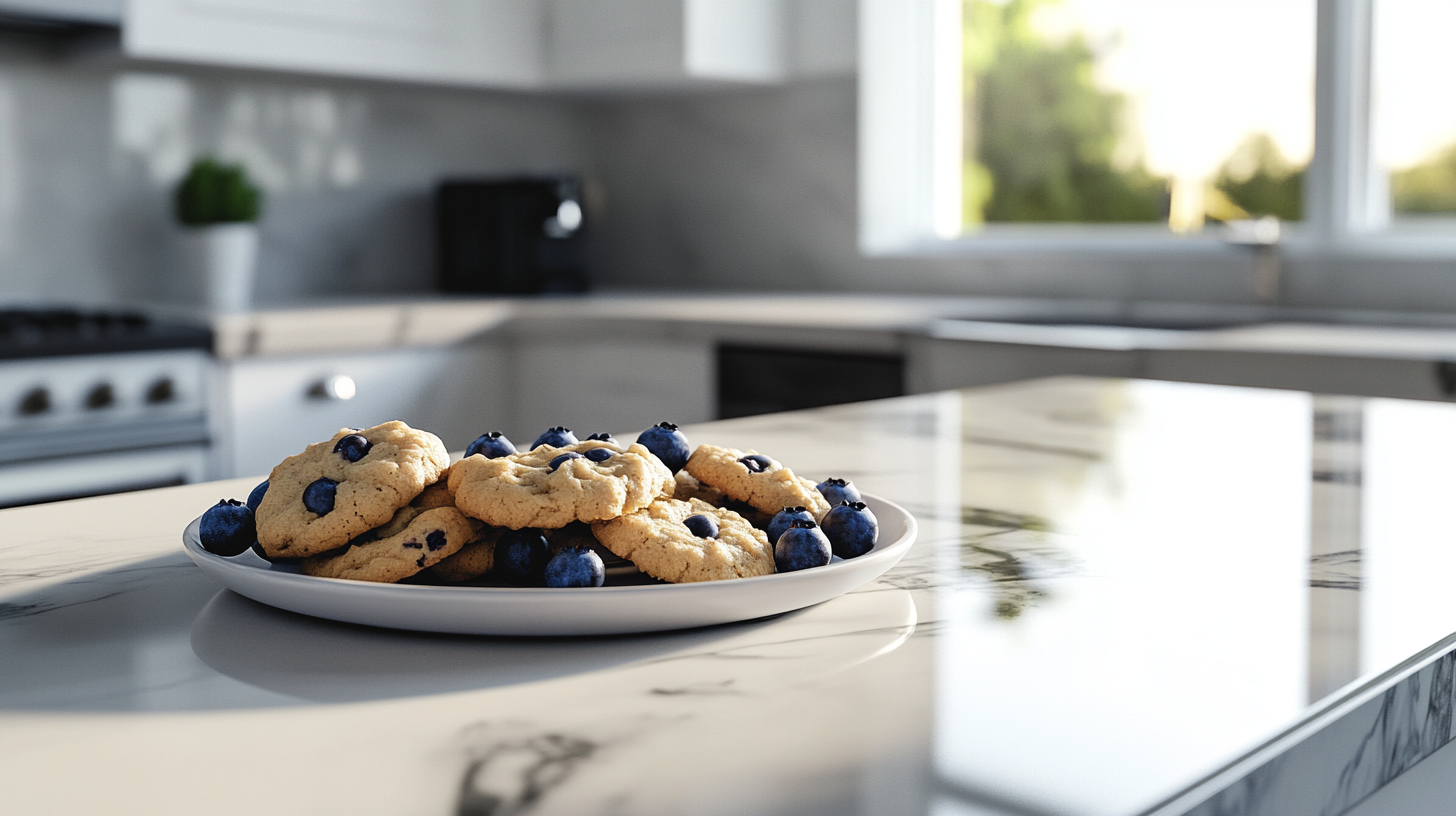 Blueberry Cookies in Islands