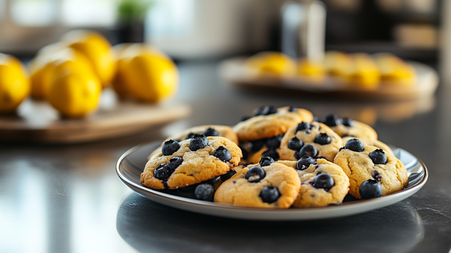 Lemon Blueberry Cookie