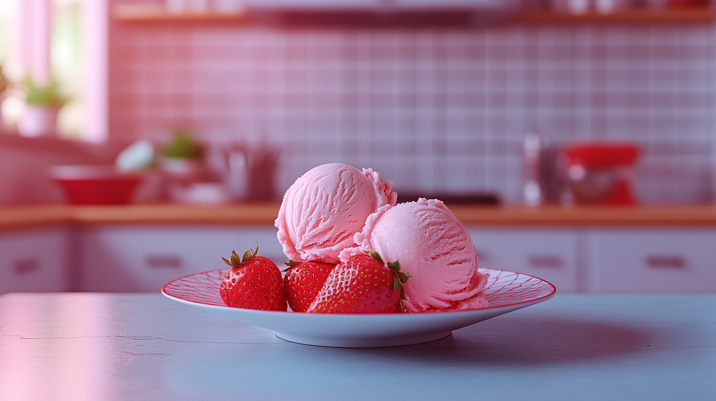 Strawberry cheesecake ice cream