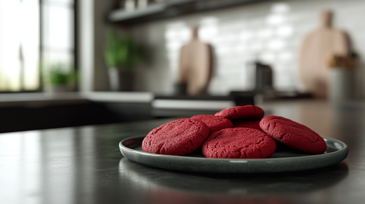 Red Velvet Cake Cookies