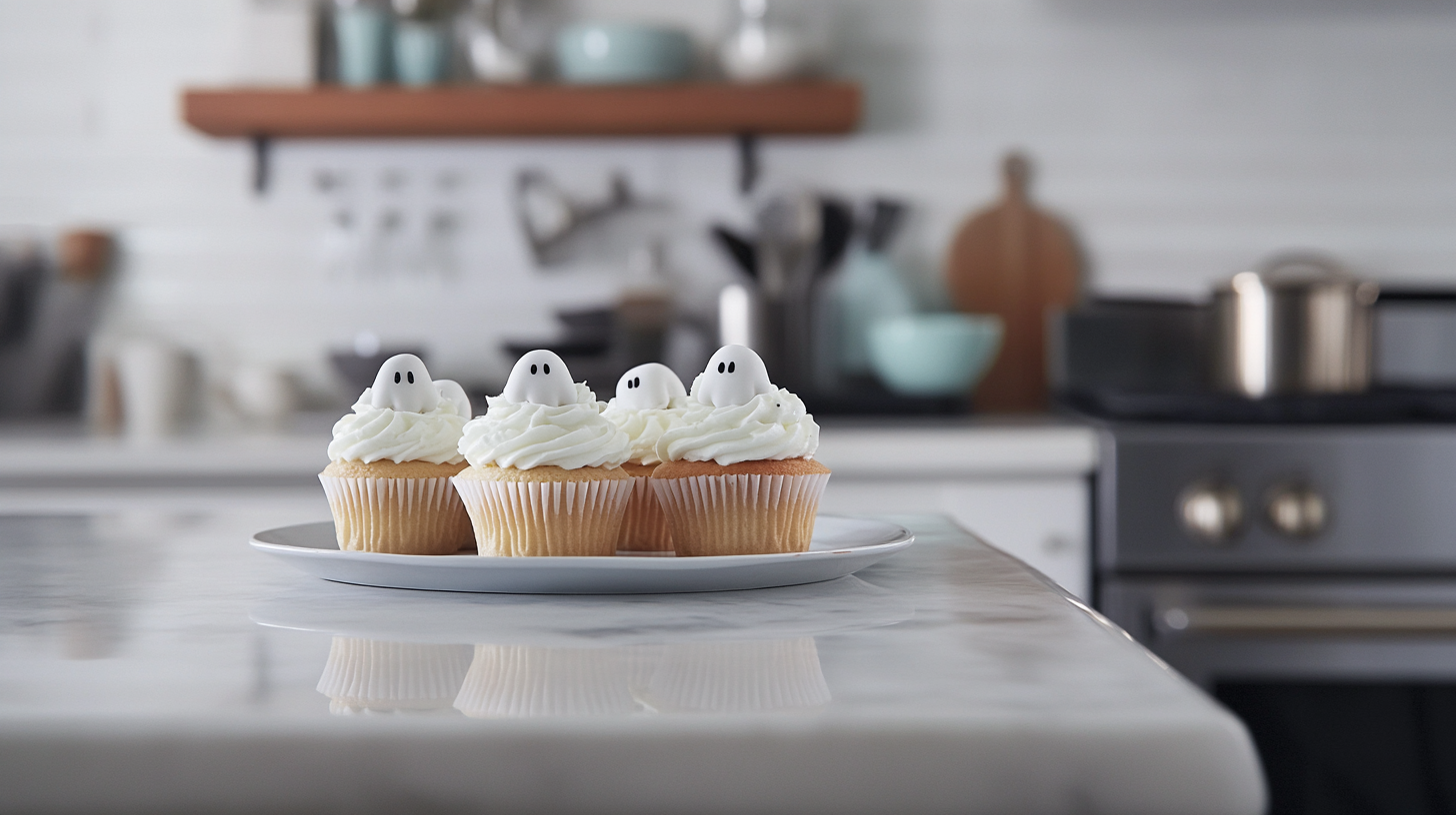 How to pipe buttercream ghosts