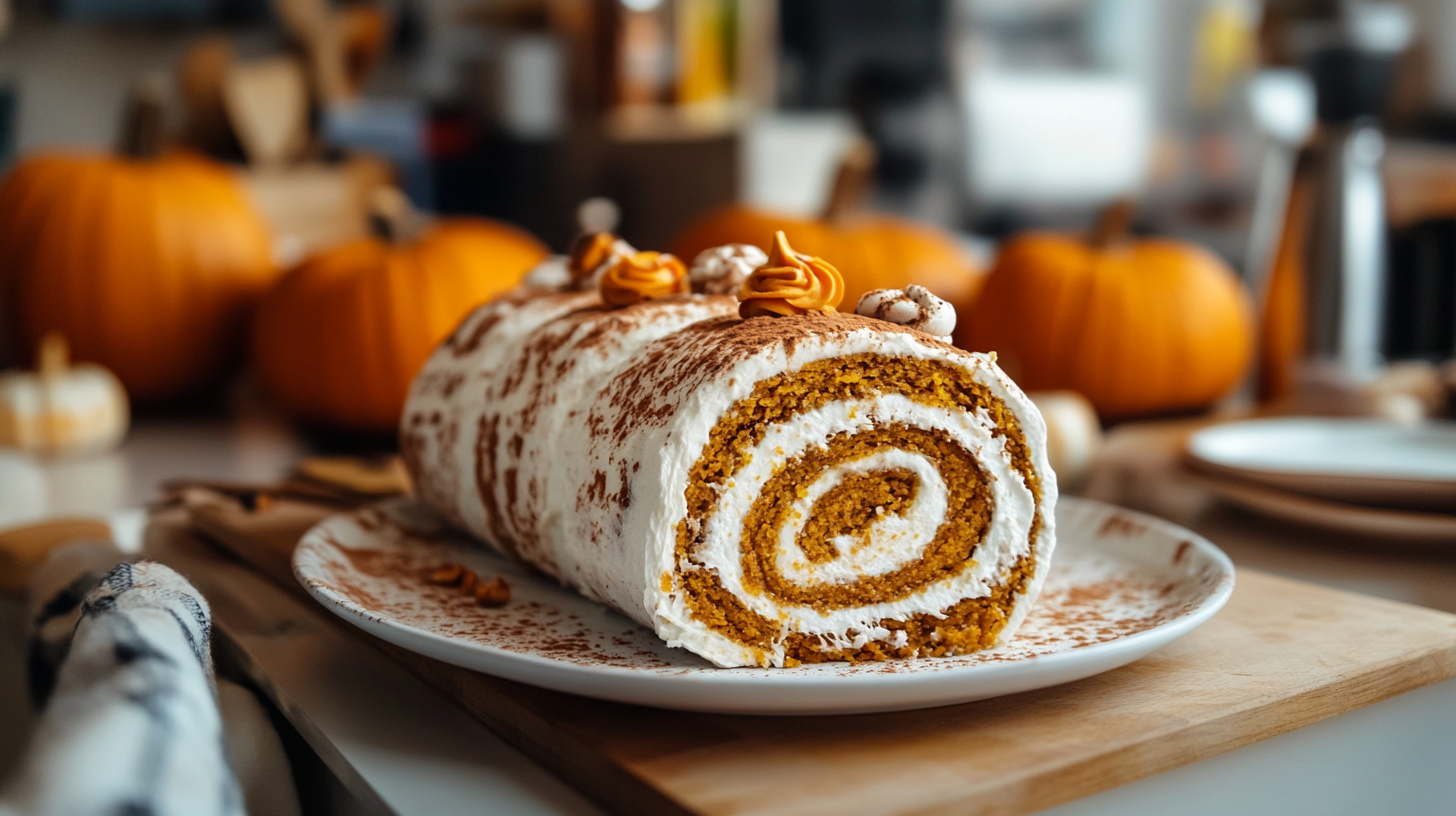 How do you make a pumpkin roll not crack?