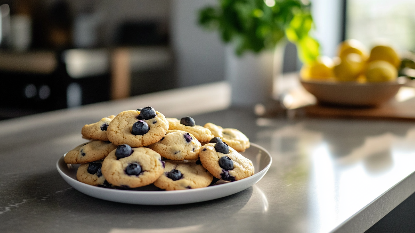 Lemon Blueberry Cookies Recipe