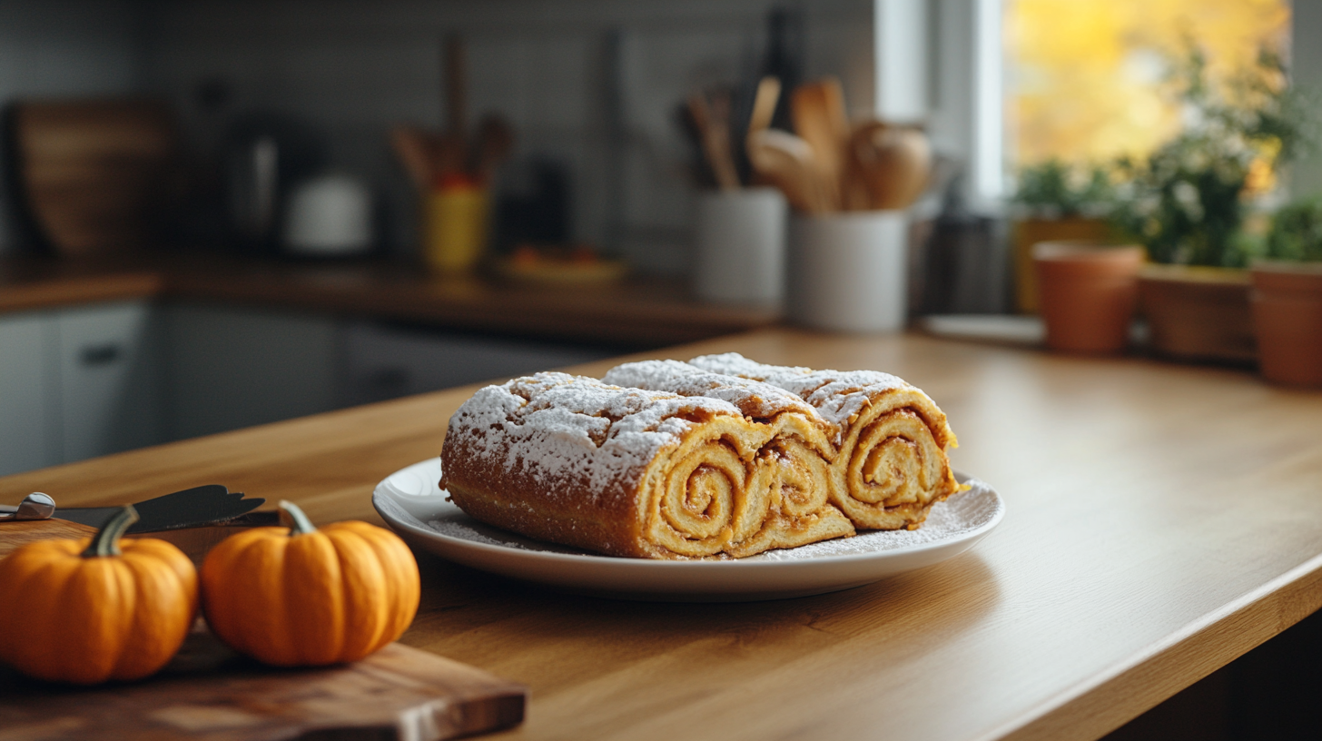 Why is my pumpkin roll wet or sticky?