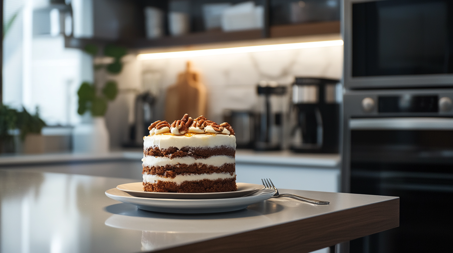 banana pecan caramel layer cake