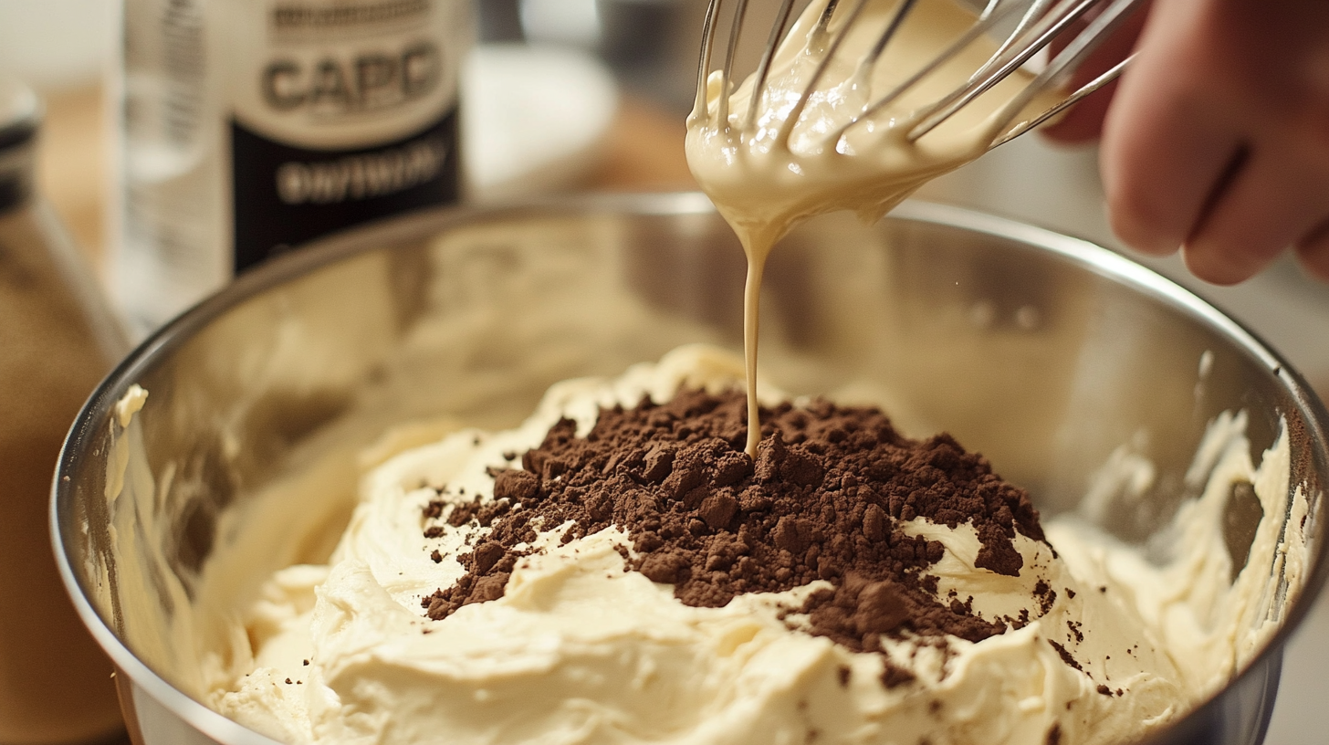 coffe powder cake