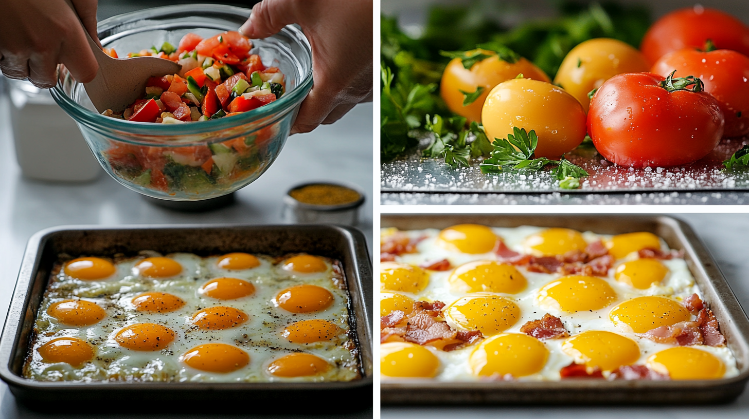 sheet pan eggs
