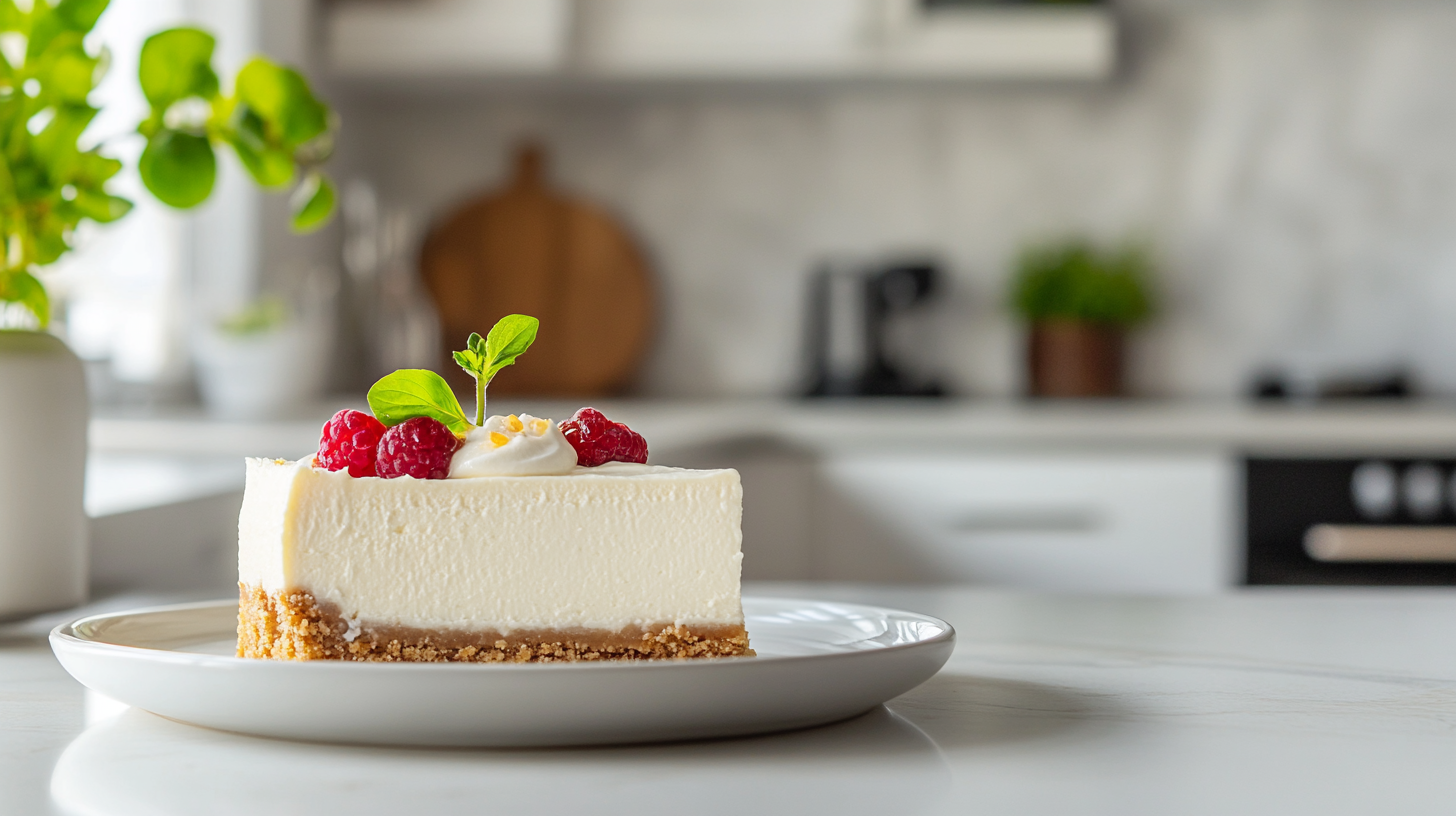 vinegar in cheesecake?