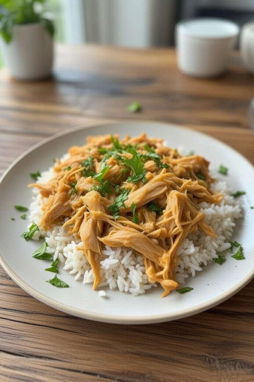 Easy “Dump and Go” Slow Cooker Shredded Chicken Recipe