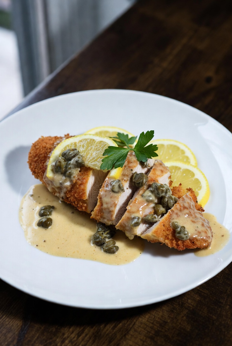 The Architecture of Acidity: The Ultimate Chicken Piccata with Capers and Lemon