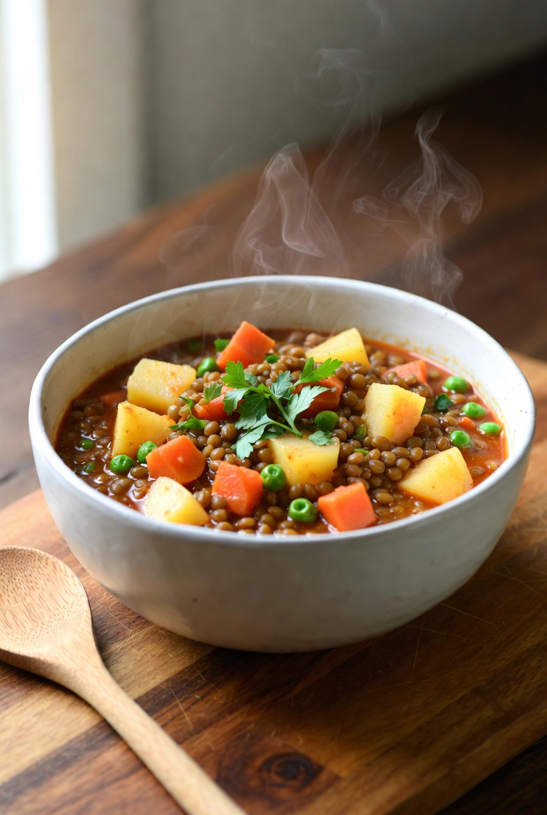 The Earthbound Standard: One-Pot Lentil and Vegetable Stew