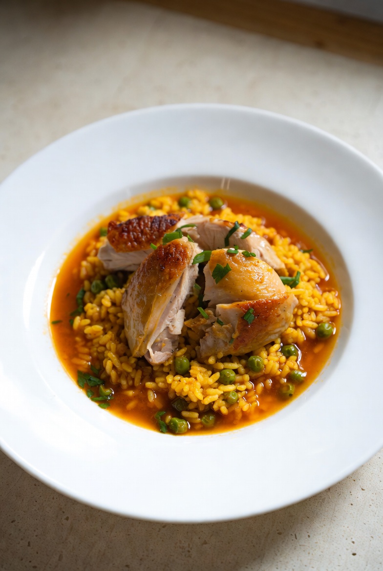 The Mediterranean Standard: One-Pot Spanish Chicken and Rice