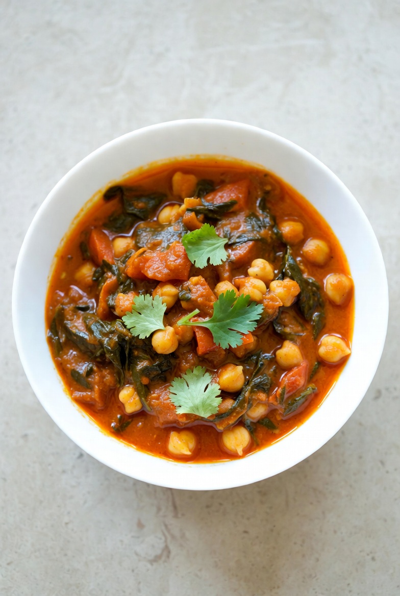 The Master Draft: 15-Minute Quick Chickpea and Spinach Curry