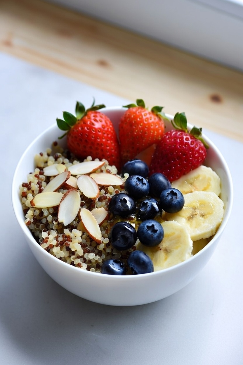 The Ancient Grain Awakening: Quinoa Breakfast Bowls with Almonds and Fruit
