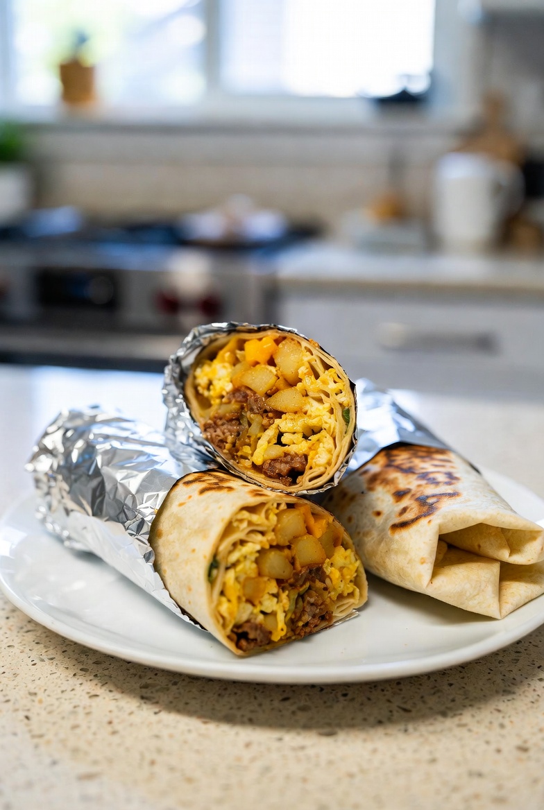 The Architecture of the Morning: DIY Freezer Breakfast Burritos