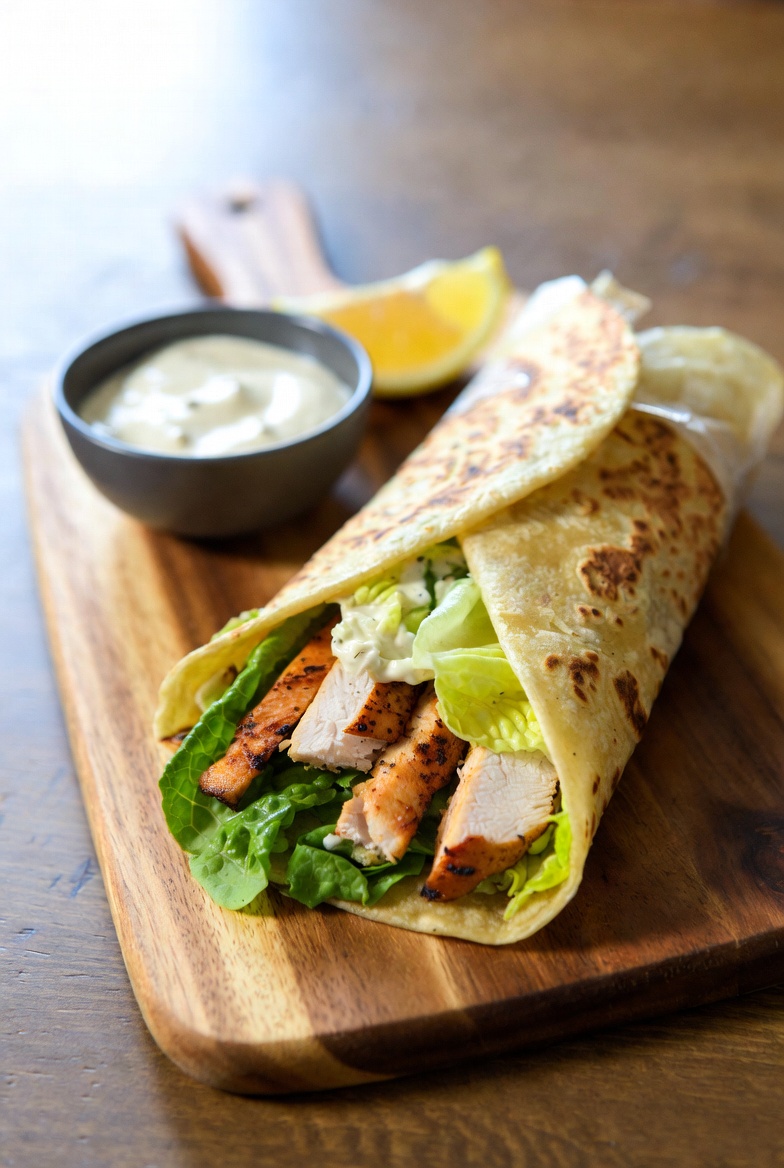 Chicken Caesar Wrap (Classic, Fresh & Easy to Make)