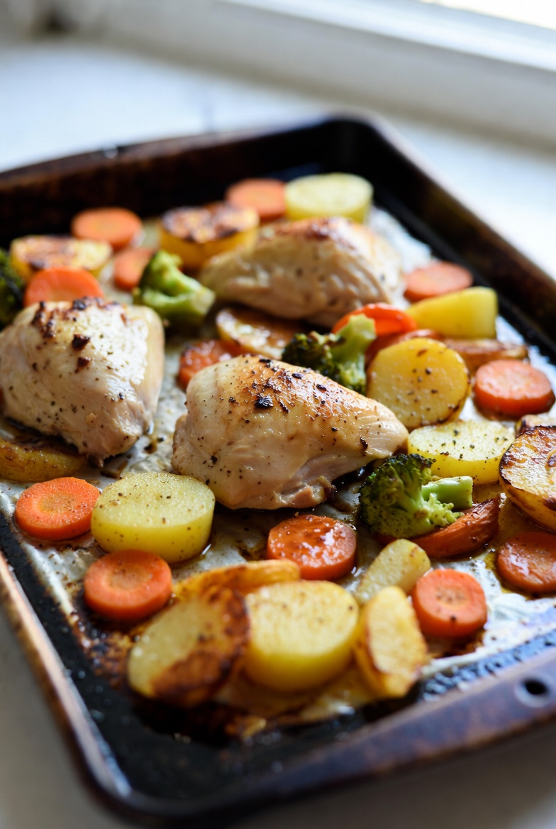Sheet Pan Chicken & Veggies – Easy One-Pan Dinner