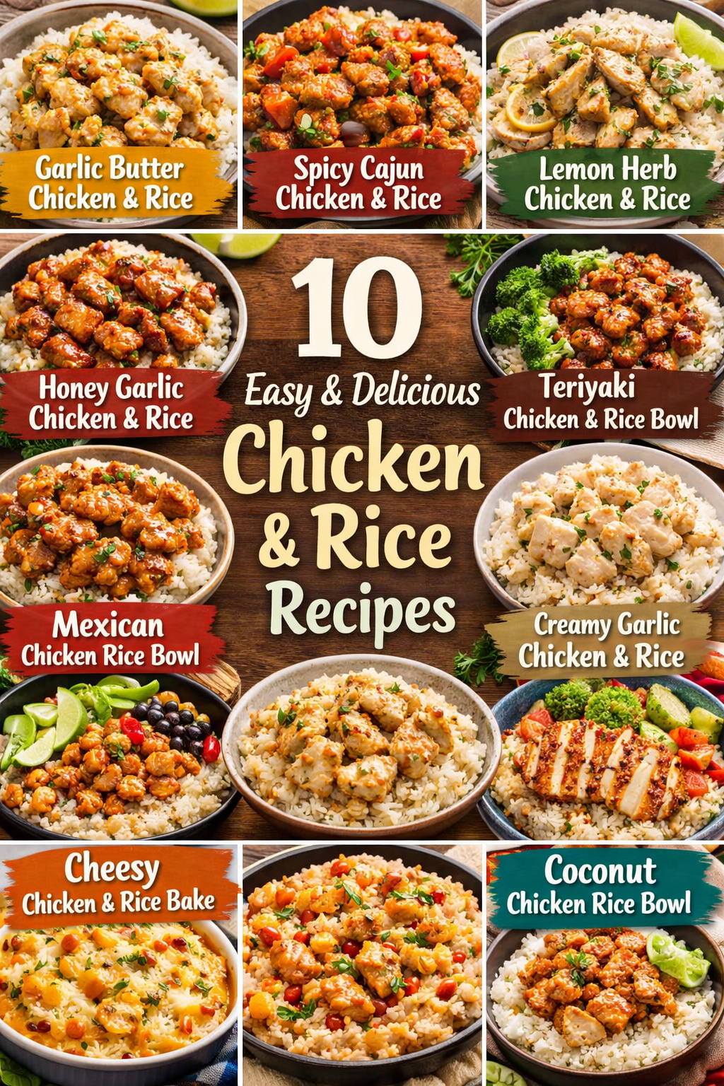 10 Delicious Chicken & Rice Recipes for Easy Meal Prep