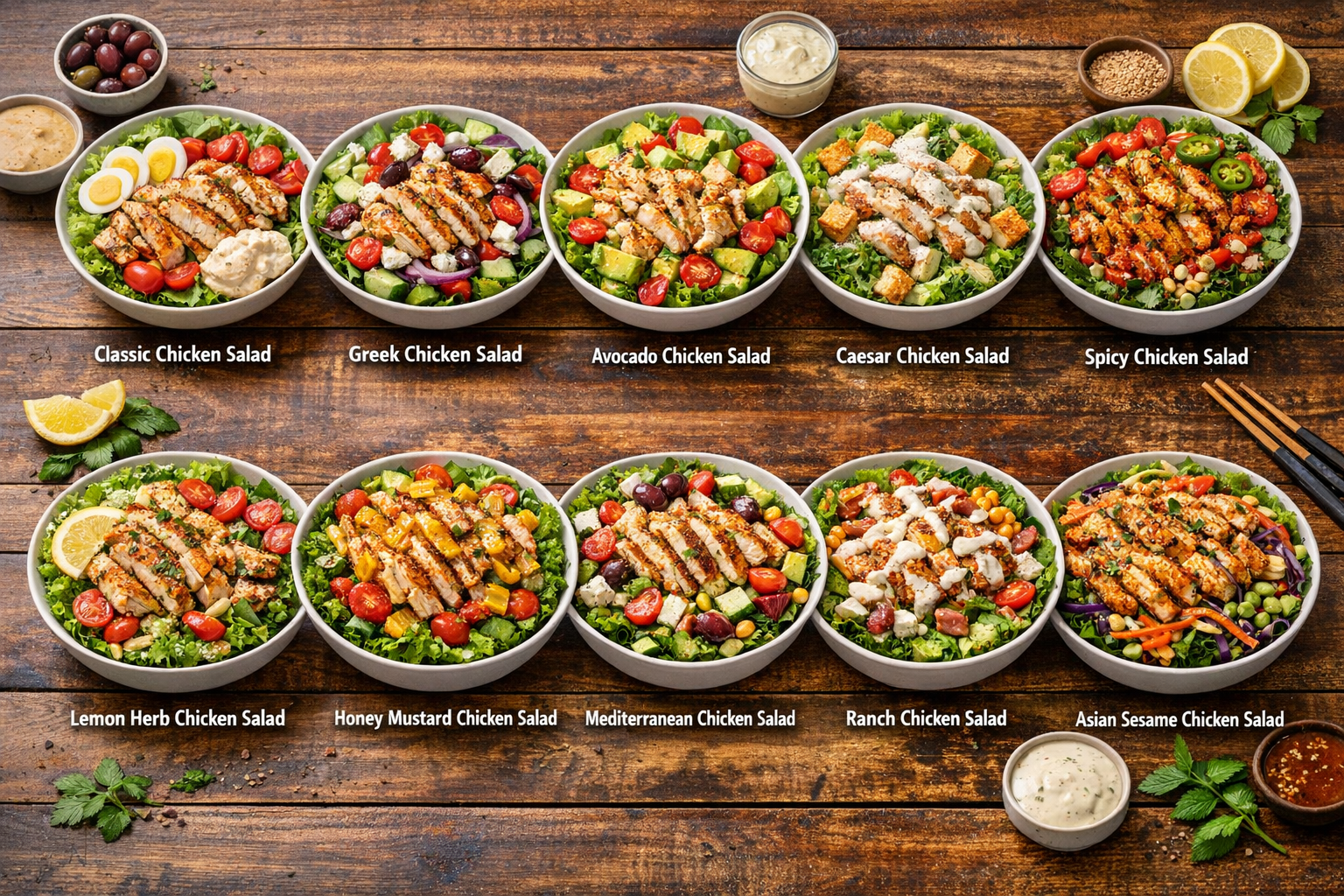 10 High Protein Chicken Salads for Healthy & Easy Meal Prep