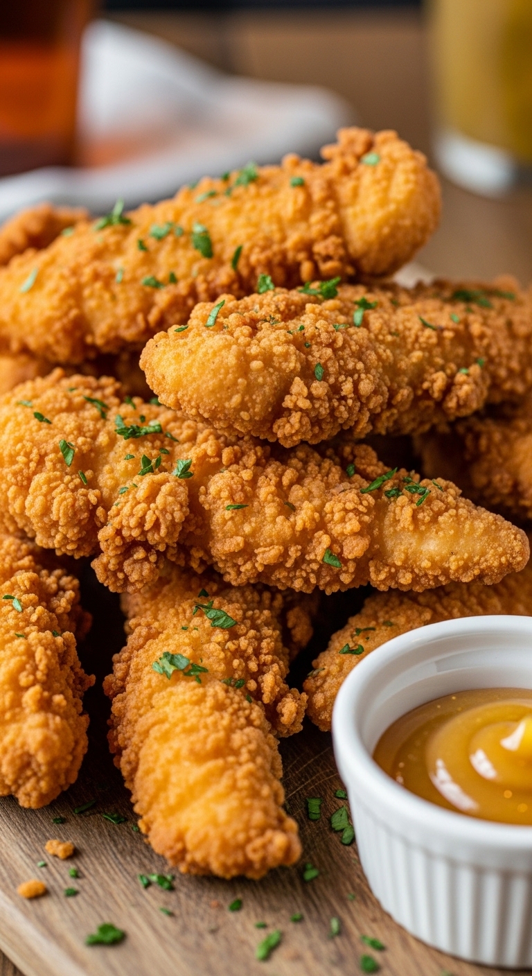 Crispy Chicken Tenders in 30 Minutes – Juicy, Golden & Irresistible