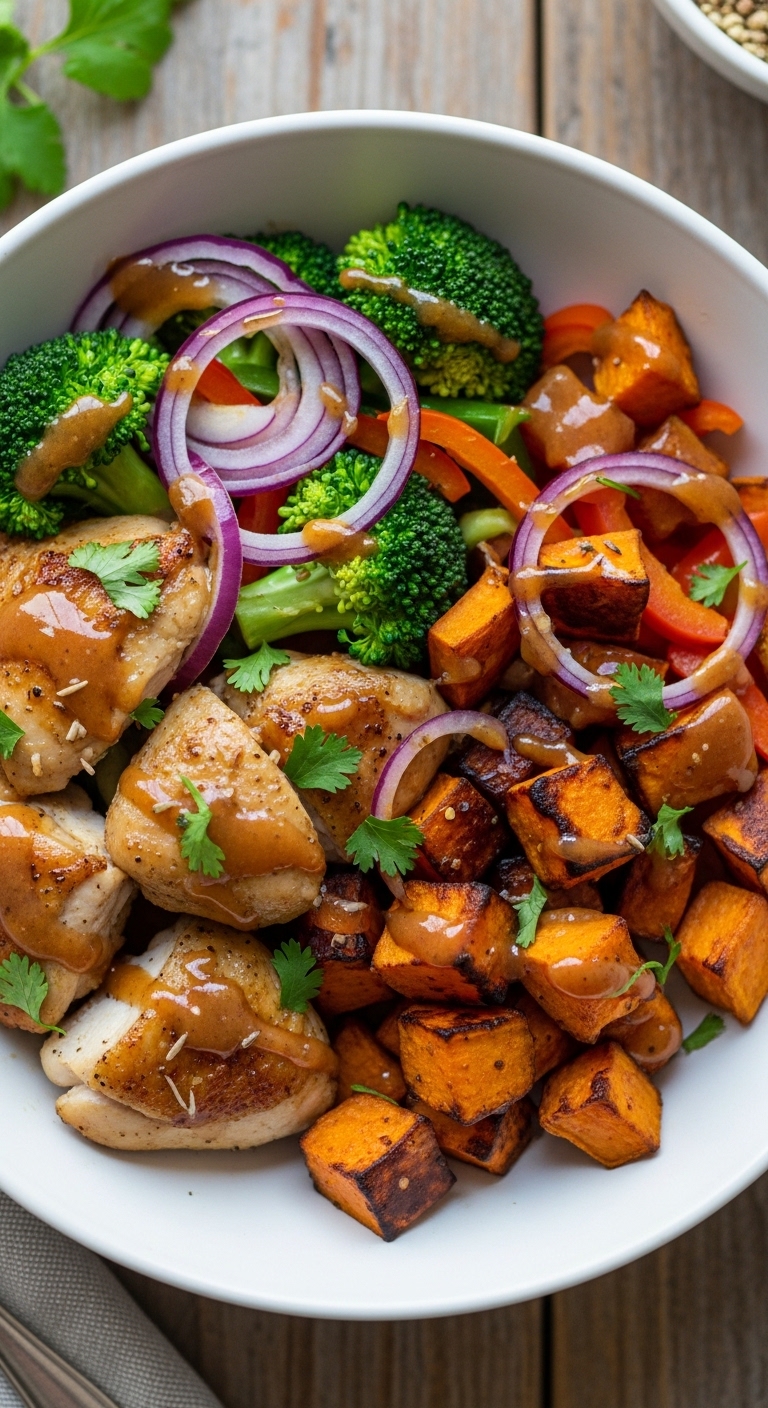 Chicken Sweet Potato Bowl – Nutritious, Flavorful & Easy