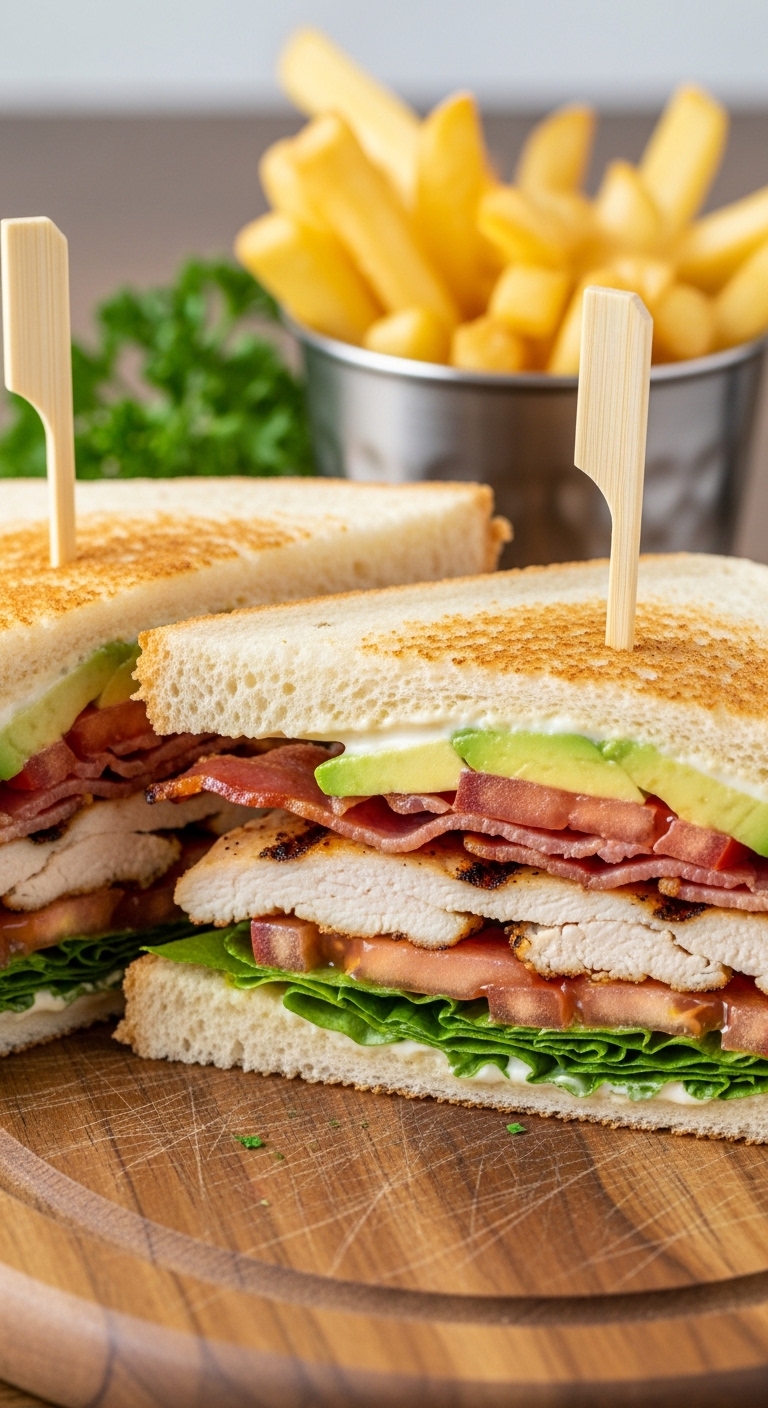 Chicken Club Sandwich in 30 Minutes – Classic, Crispy & Delicious