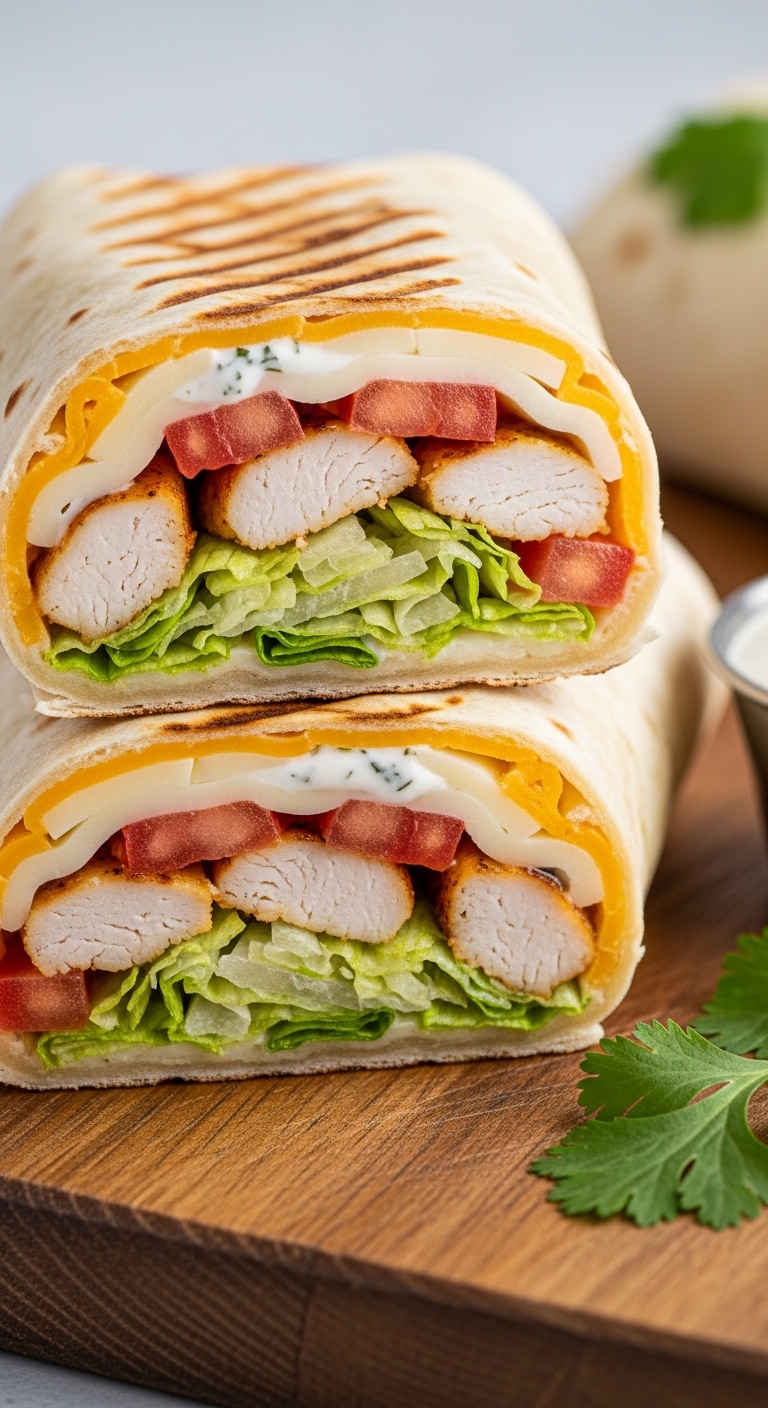 Chicken Cheese Wrap in 15 Minutes – Cheesy, Crispy & Easy