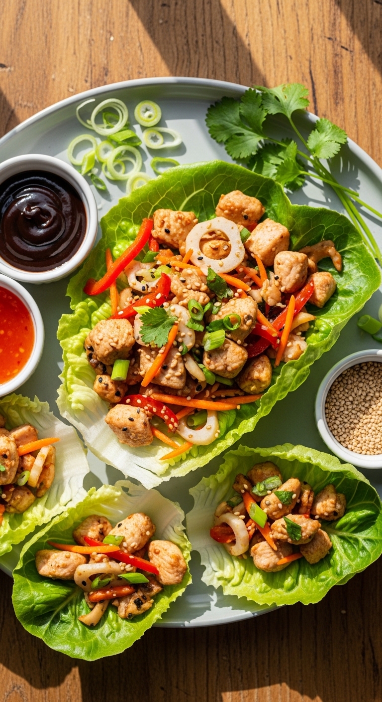 Chicken Lettuce Wraps in 20 Minutes – Fresh, Healthy & Low-Carb