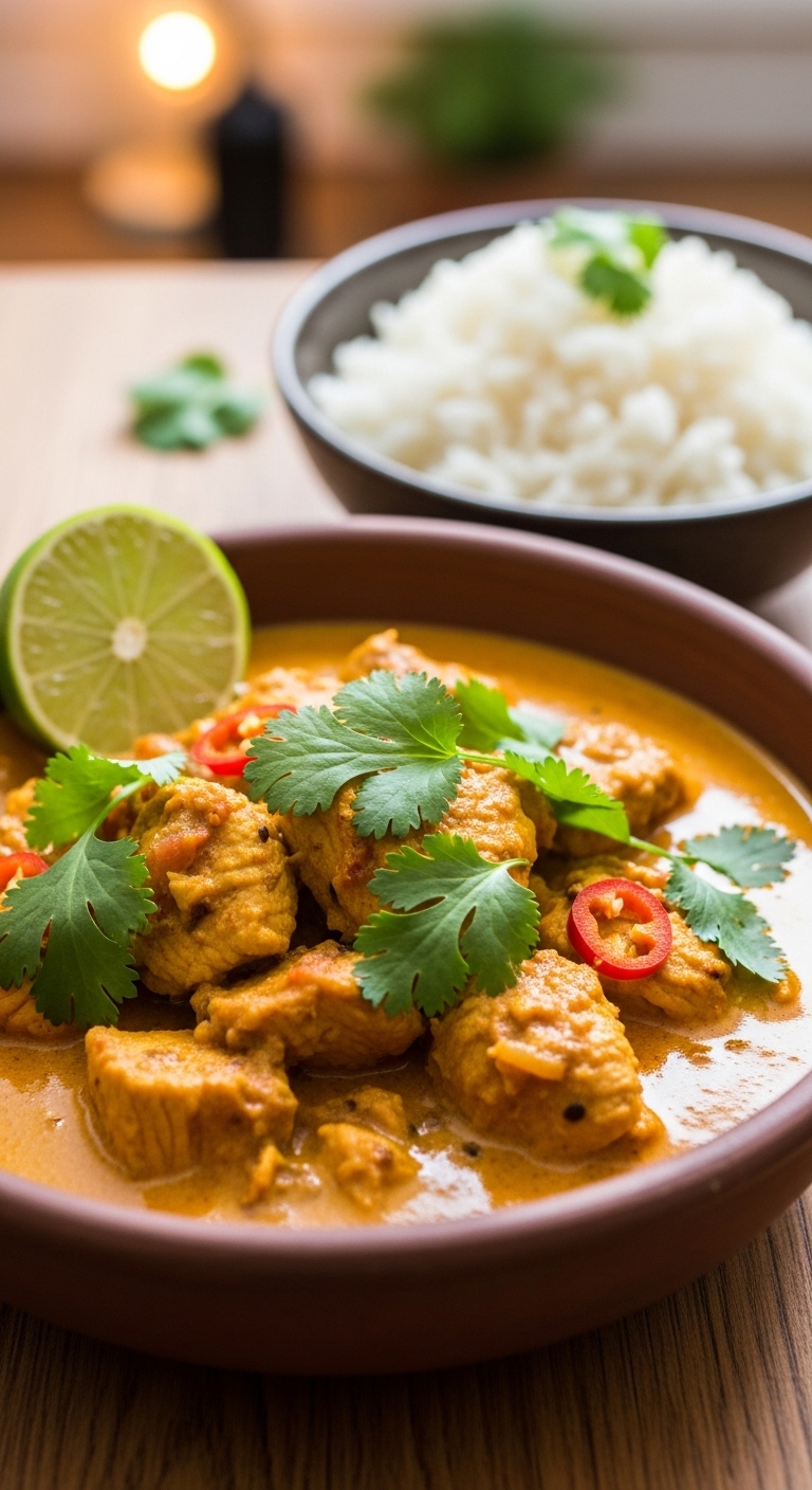 Coconut Chicken Curry in 30 Minutes – Creamy, Spiced & Comforting