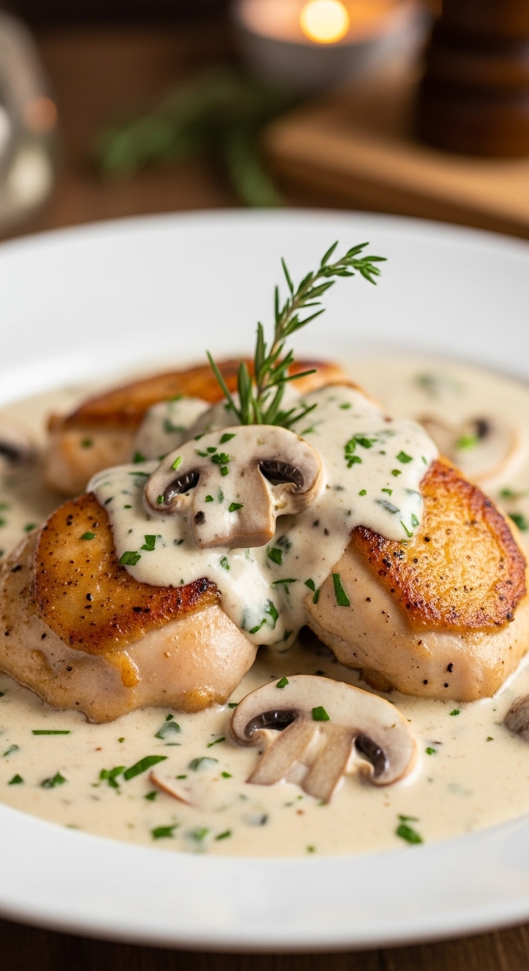 Chicken in Cream Sauce in 30 Minutes – Rich, Creamy & Comforting