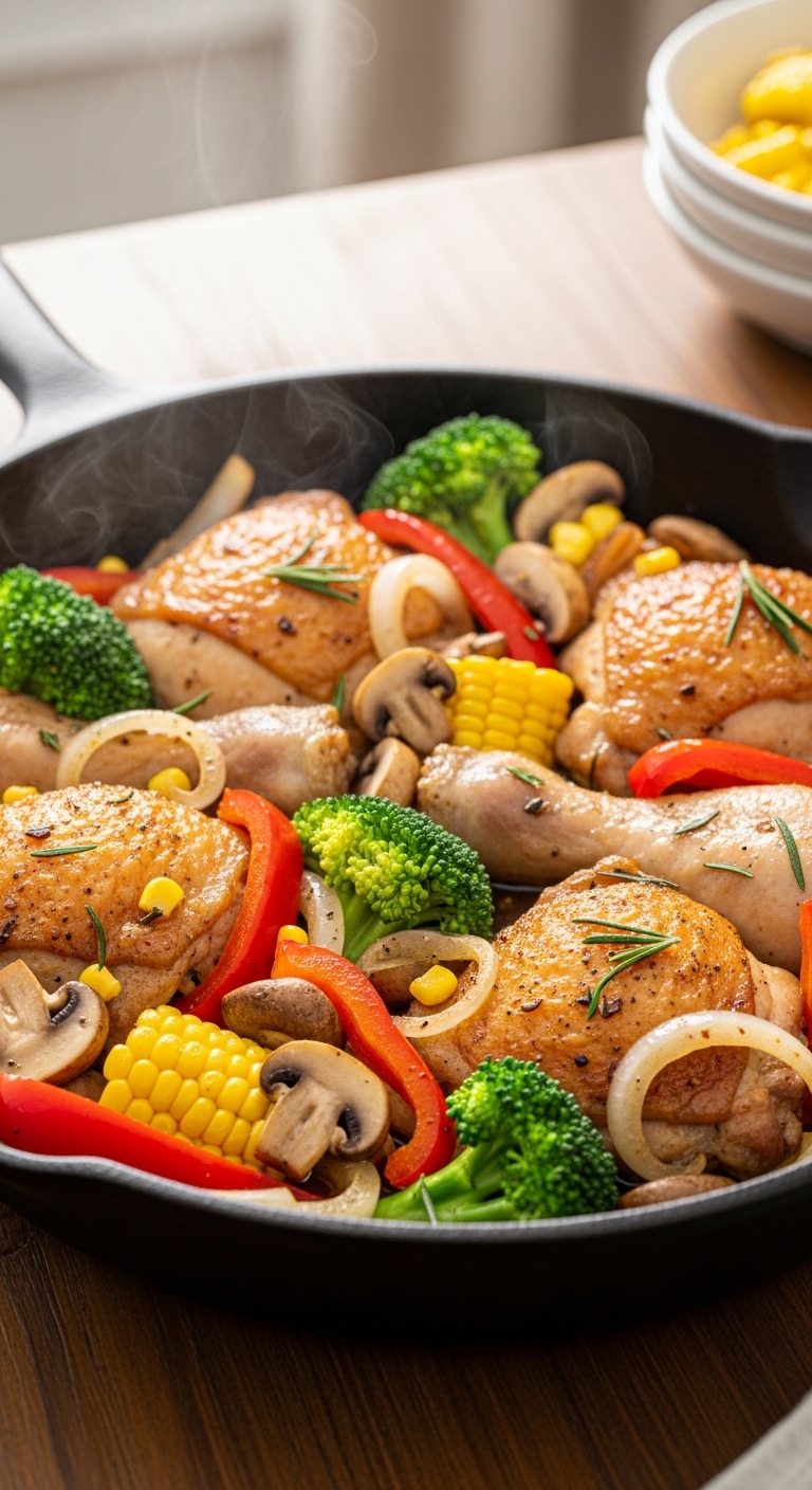 Chicken Skillet Dinner in 30 Minutes – One-Pan, Easy & Flavorful