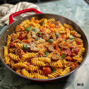One-Pot Sausage & Tomato Pasta: A Fast Easy Dinner