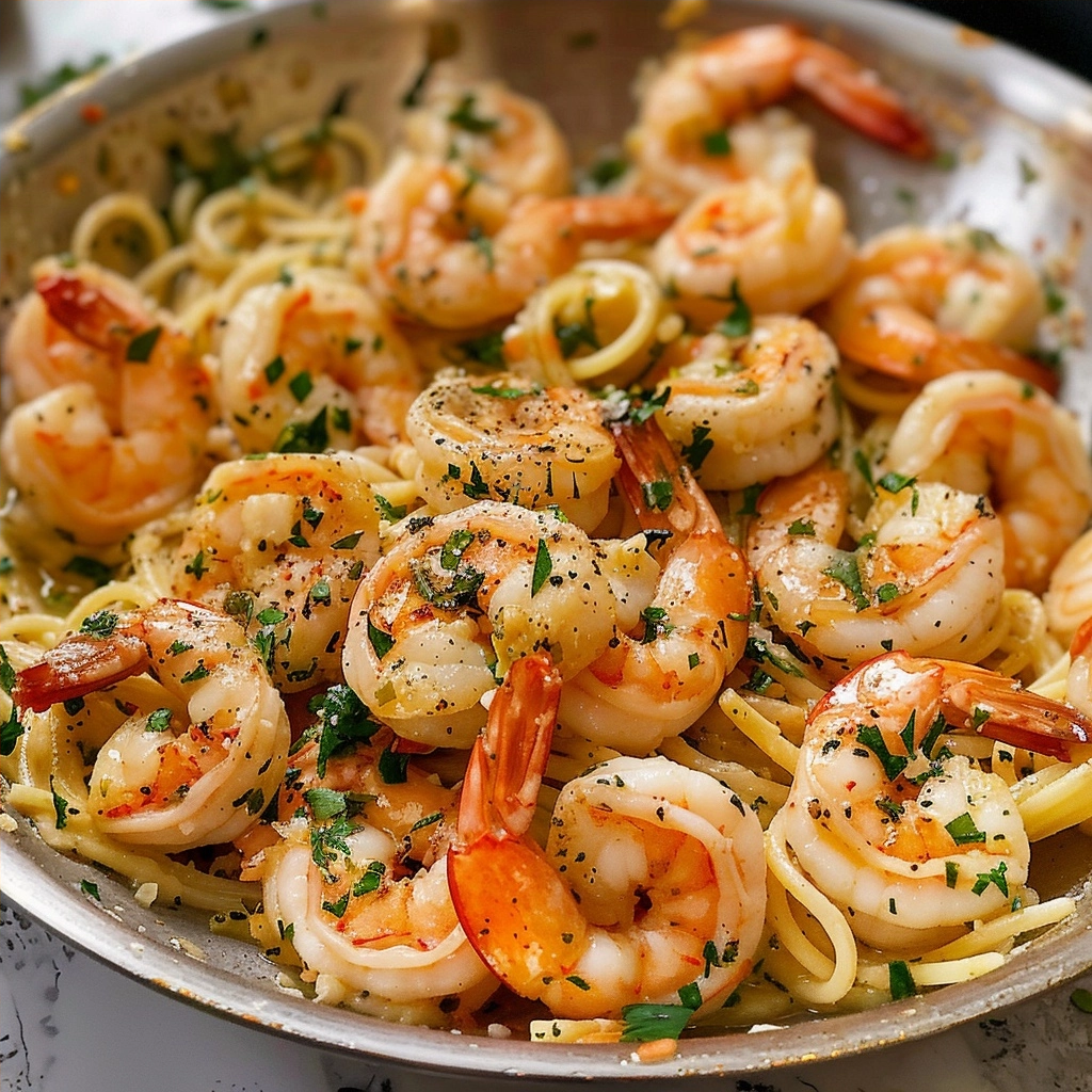Easy Garlic Butter Shrimp Scampi Recipe