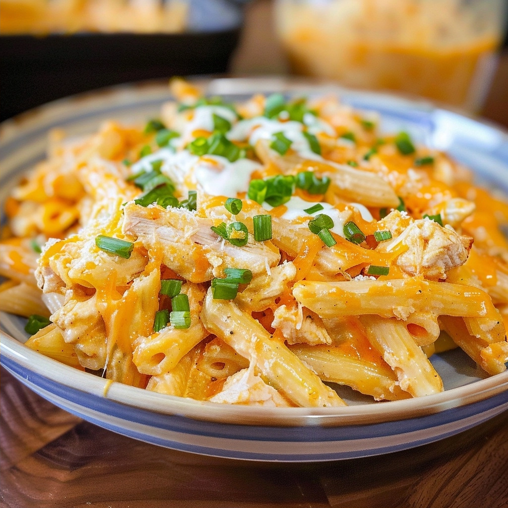 Easy Buffalo Chicken Pasta for Weeknight Dinners