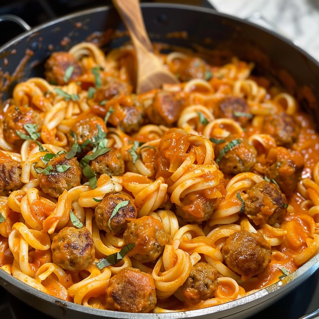 One-Pot Meatball Pasta for Busy Weeknight Dinners