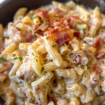 Easy Chicken Bacon Ranch Pasta Dinner Recipe