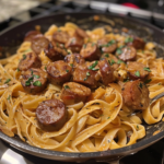 Creamy Cajun Sausage Pasta for Dinner