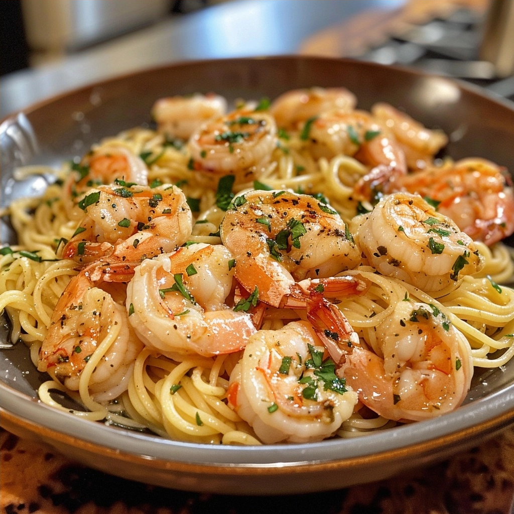 Easy Garlic Butter Shrimp Scampi Recipe
